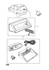 Opel Corsa B 3. Stop Lambası Orijinal GM 90513225