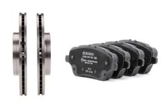 Ford Courier 2012-2016 Ön Fren Disk Ve Balata Takımı Bosch Marka 0986479659 - 0986494792