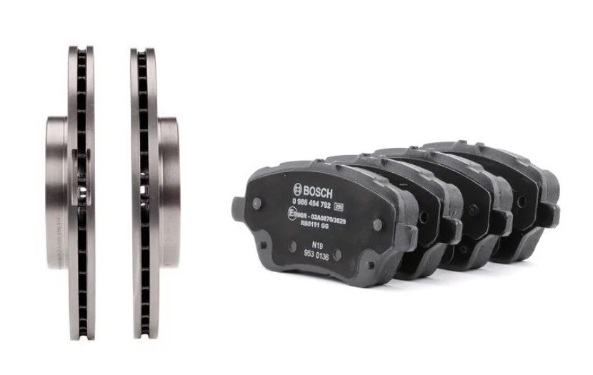 Ford Fiesta 2012-2016 Ön Fren Disk Ve Balata Takımı Bosch Marka 0986479659 - 0986494792