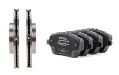 Ford Fiesta 2012-2016 Ön Fren Disk Ve Balata Takımı Bosch Marka 0986479659 - 0986494792