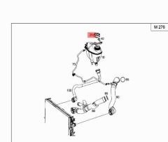 Mercedes W116 Radyatör Kapağı  Febi Marka A2105010615