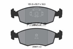 Fiat Punto 1.8 Ön Fren Balatası TEXTAR Marka 77362180