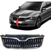 Skoda Super B Ön Panjur Nikelajlı Komple Gkl Marka 3V0853653A