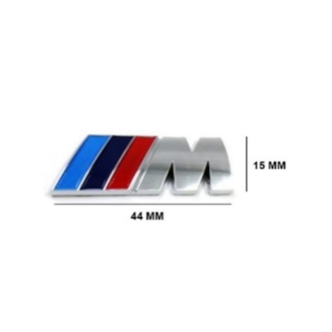 Bmw Yazı M Çamurluk 15-44 mm Krom İthal Marka
