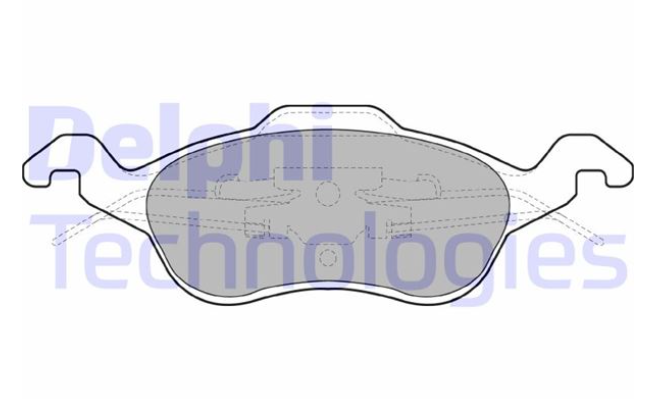 Ford Focus 1998-2005 Model Arası Ön Fren Balatası Delphi Marka TAMT2K021FCS