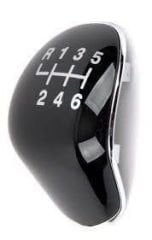 Ford C-Max 2007 - 2011 Vites Kolu Topuzu Şeması Siyah 5 İleri 7G9R 7L468 AB - 1812416