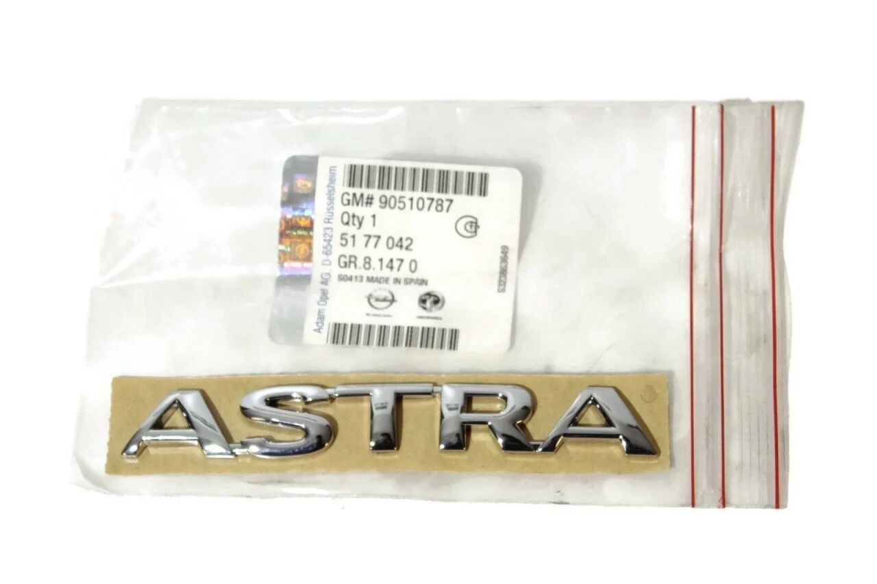 Opel Astra F Bagaj Kapağı Astra Yazısı Orijinal GM 90510787