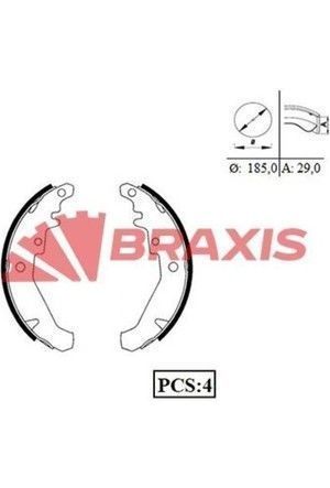 Fiat Palio 1.3 Multijet Arka Fren Balatası BRAXIS Marka 98845348