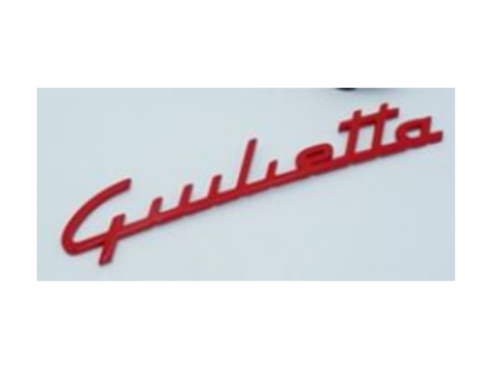 Alfa Romeo Giulietta Yazısı Küçük Kırmızı İthal Marka