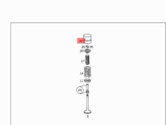 Mercedes W123 Subap Fincanı Trucktec Marka A1040501225