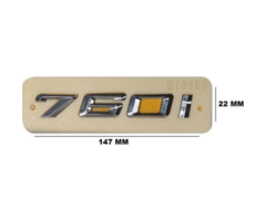 BMW 760 i Yazısı Krom İthal Marka