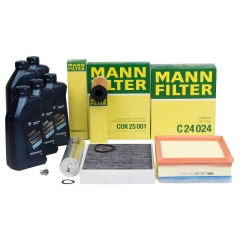 Bmw F20 Kasa 116d 2015 Öncesi Periyodik Bakım Filtre Seti Orijinal Yağlı HU6004X-C24024-CUK25001-WK5005-1Z-83212405948