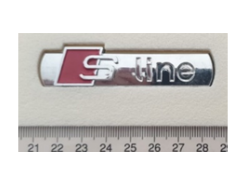 Audi A5 Krom Kırmızı S line Yazısı İthal Marka 8N0853601A