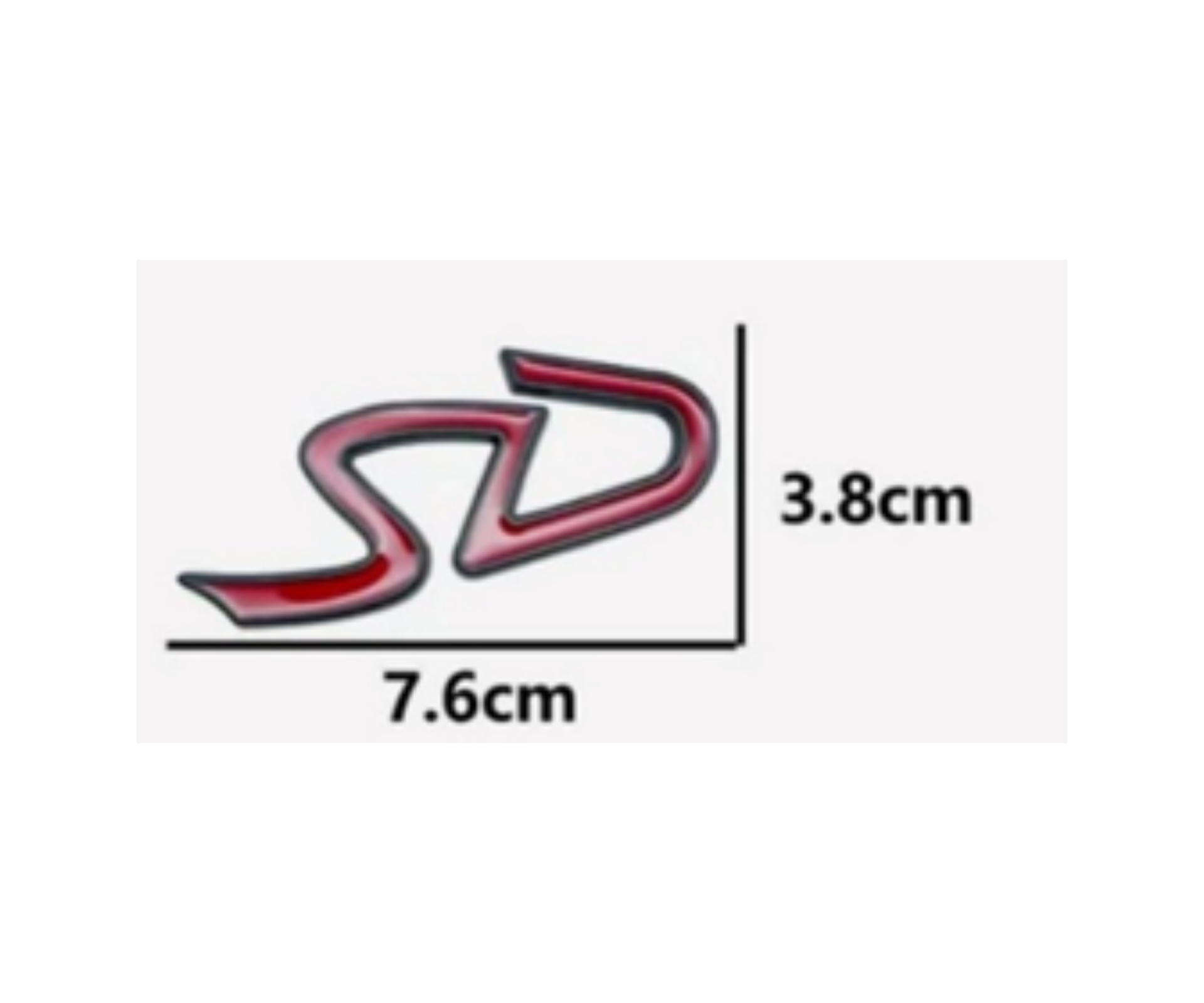 Mini SD Yazısı Siyah - Kırmızı İthal Marka