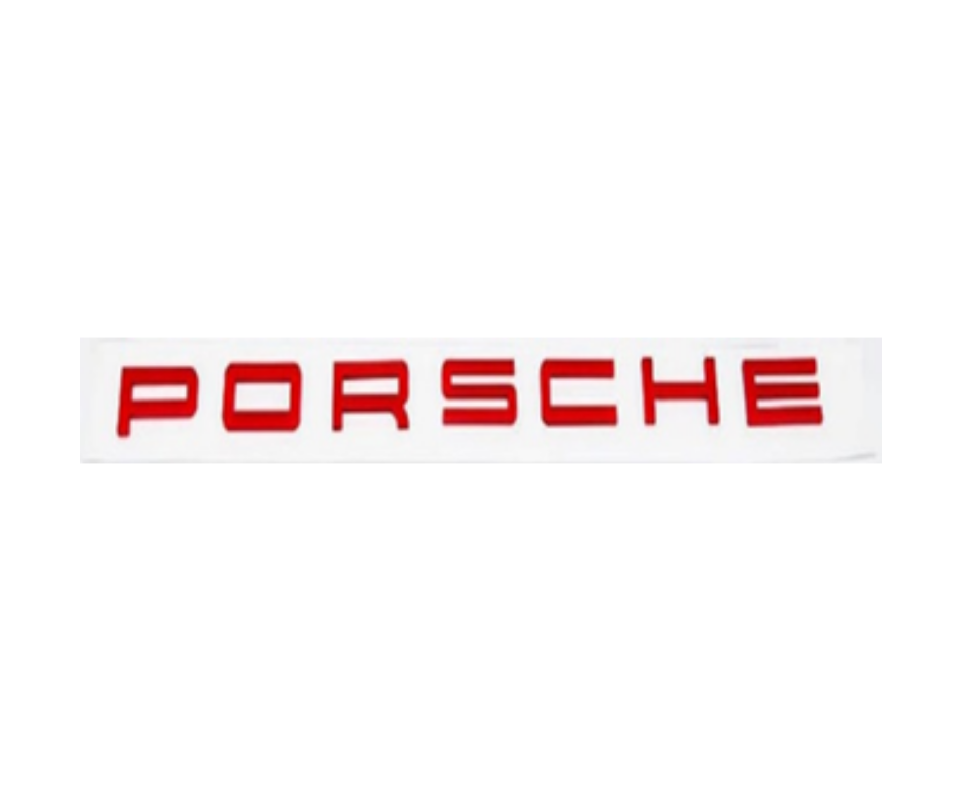 Porsche Yazısı Kırmızı 2.1 - 30.5 cm İthal Marka 99155923590