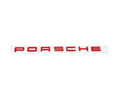 Porsche Yazısı Kırmızı 2.5 - 35 cm İthal Marka 99204481900041