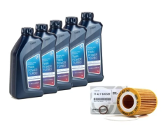 Bmw F20 Kasa 116i Yağ Filtresi Ve Motor Yağı 5 LT Orjinal BMW 11427635557-83212405948