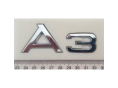 Audi A3 Krom A3 Yazısı 34 - 85 mm İthal Marka 8P0853741 2ZZ NVA