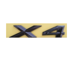 BMW X4 Yazısı Büyük Siyah İthal Marka