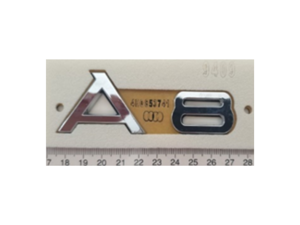 Audi A8 Krom A8 Yazısı 34 - 95 mm İthal Marka 4E0853741