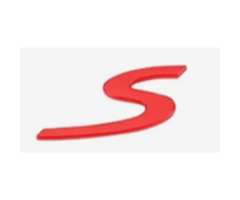 Porsche S Yazısı 3.5 - 6.8 cm Kırmızı İthal Marka 99155924301