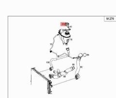 Mercedes W209 Radyatör Kapağı İthal Marka A2105010615