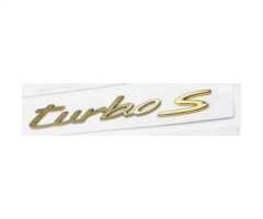Porsche Turbo S Yazısı 2.2 - 16 cm Gold E.M İthal Marka 9J1853675C041