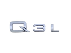 Audi Q3 Krom Q3L Yazısı 36 - 165 mm İthal Marka
