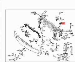 Mercedes W207 Kaput Kilidi Mercedes Orijinal 2048800260