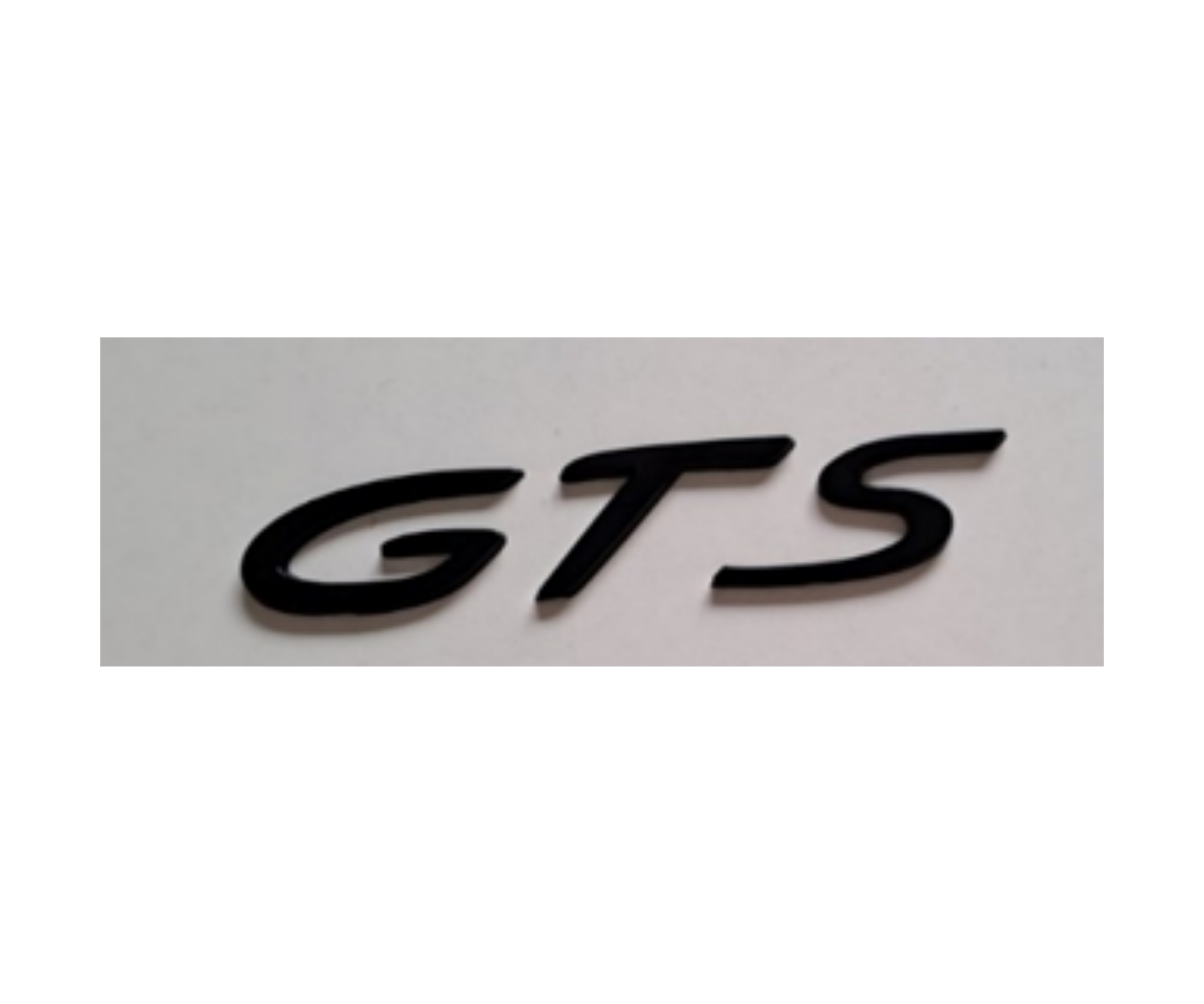 Porsche GTS Yazısı 2.2 - 11.5 cm Siyah İthal Marka 95855967530