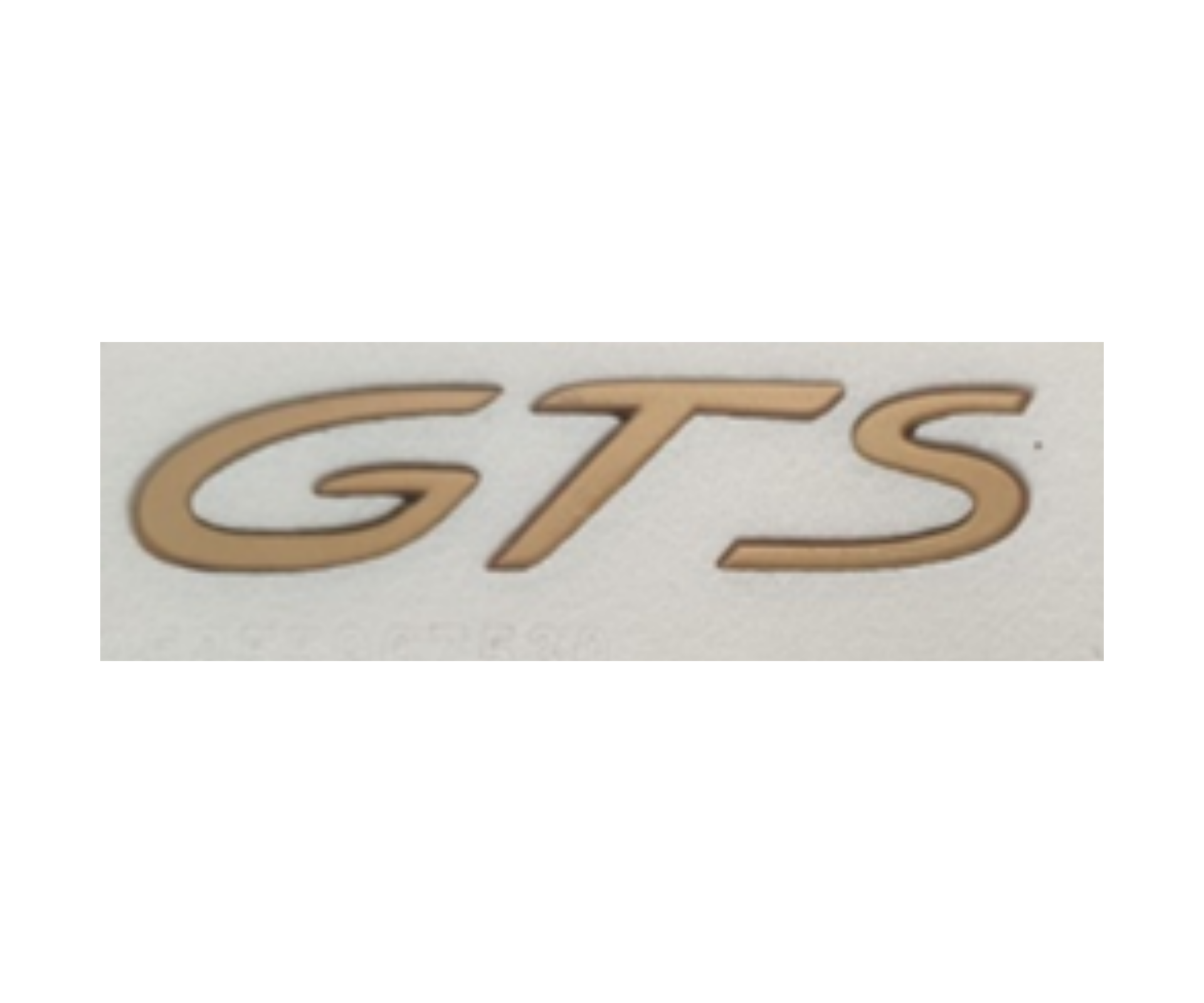 Porsche GTS Yazısı 2.2 - 10.5 cm Gold İthal Marka 95855967530