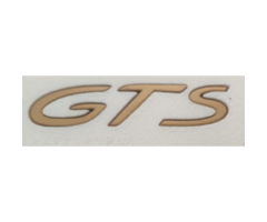Porsche GTS Yazısı 2.2 - 10.5 cm Gold İthal Marka 95855967530