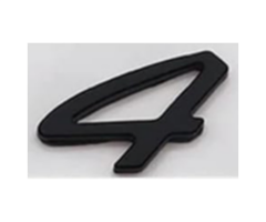 Porsche 4 Yazısı Siyah İthal Marka 996559241014PU