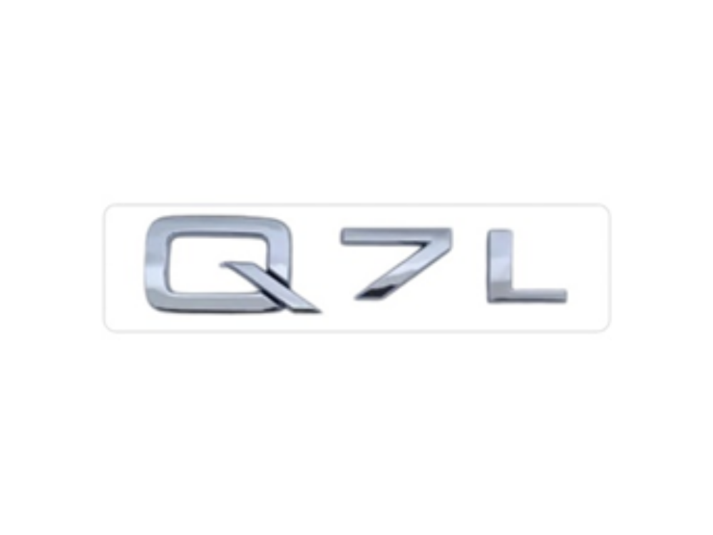 Audi Q7 Krom Q7L Yazısı 36 - 165 mm İthal Marka
