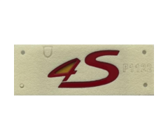 Porsche 4S Yazısı Kırmızı İthal Marka 992853675