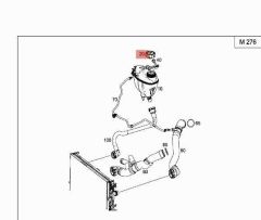 Mercedes W205 Radyatör Kapağı Orijinal Mercedes Marka A2105010615