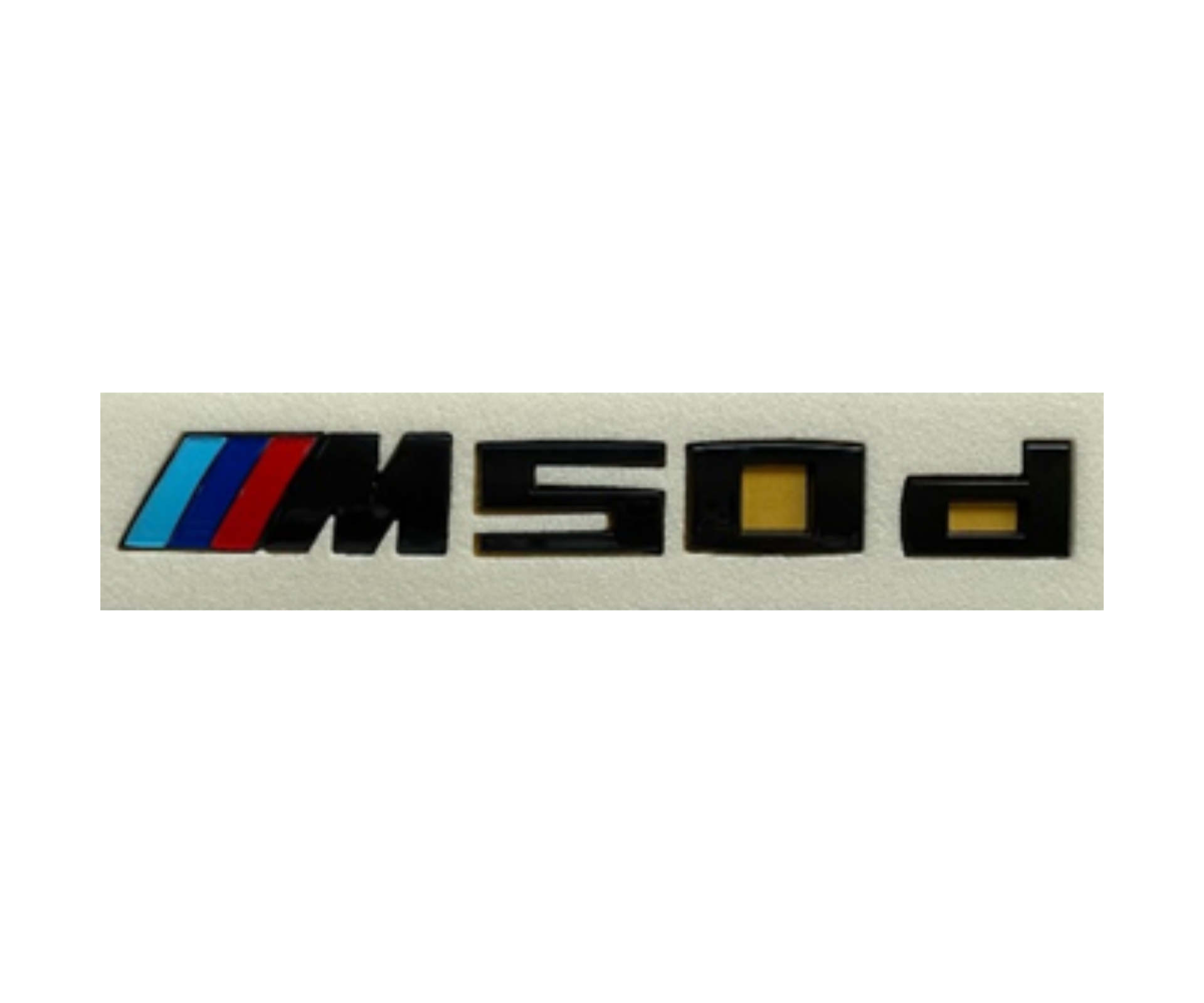 BMW M50d Yazısı Siyah İthal Marka