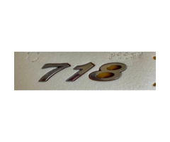 Porsche 718 Yazısı Krom İthal Marka 982853675B