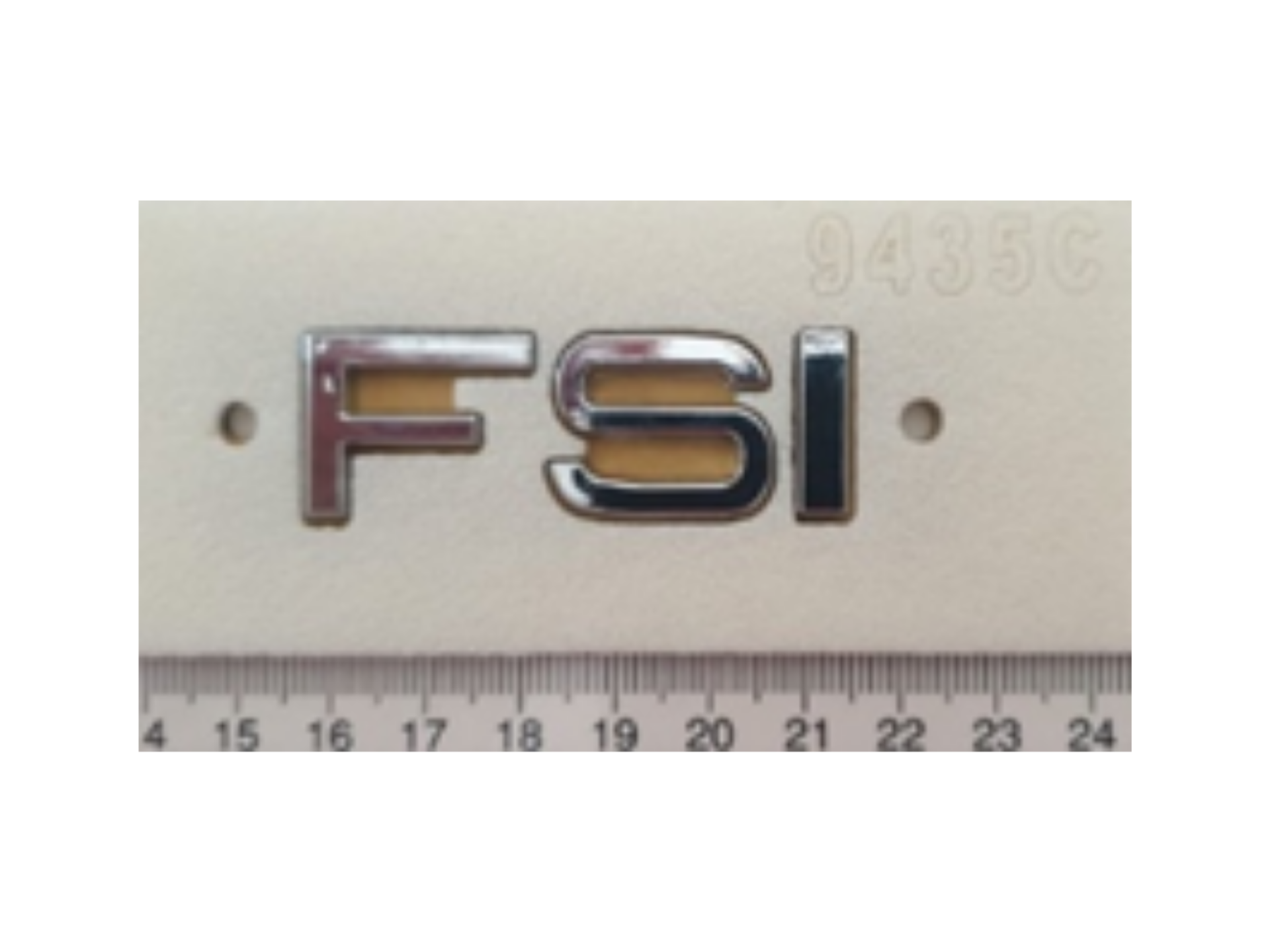 Audi Krom FSI Yazısı 20 - 55 mm İthal Marka