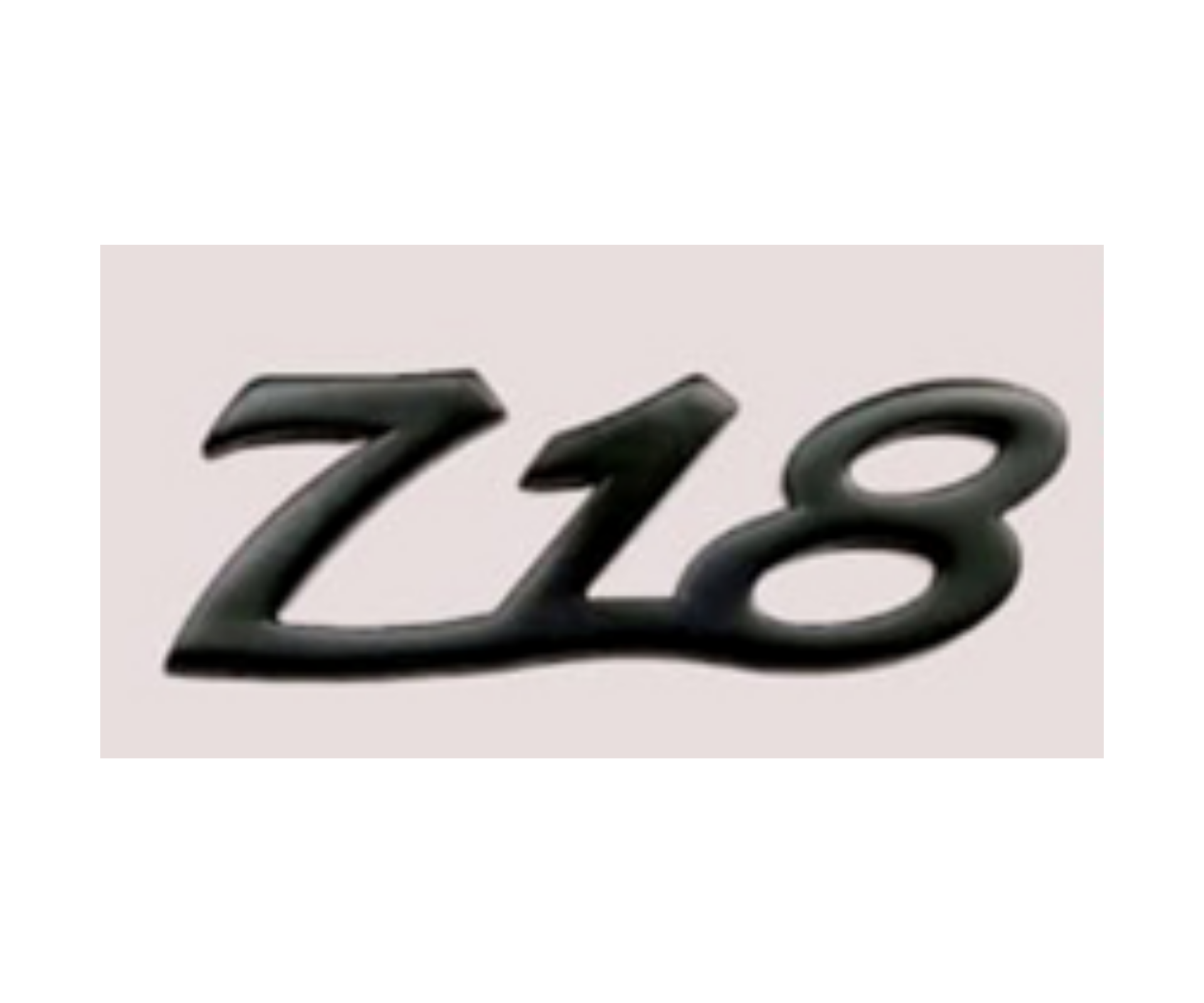 Porsche 718 Yazısı Birleşik Siyah İthal Marka WAP0502070PBXT