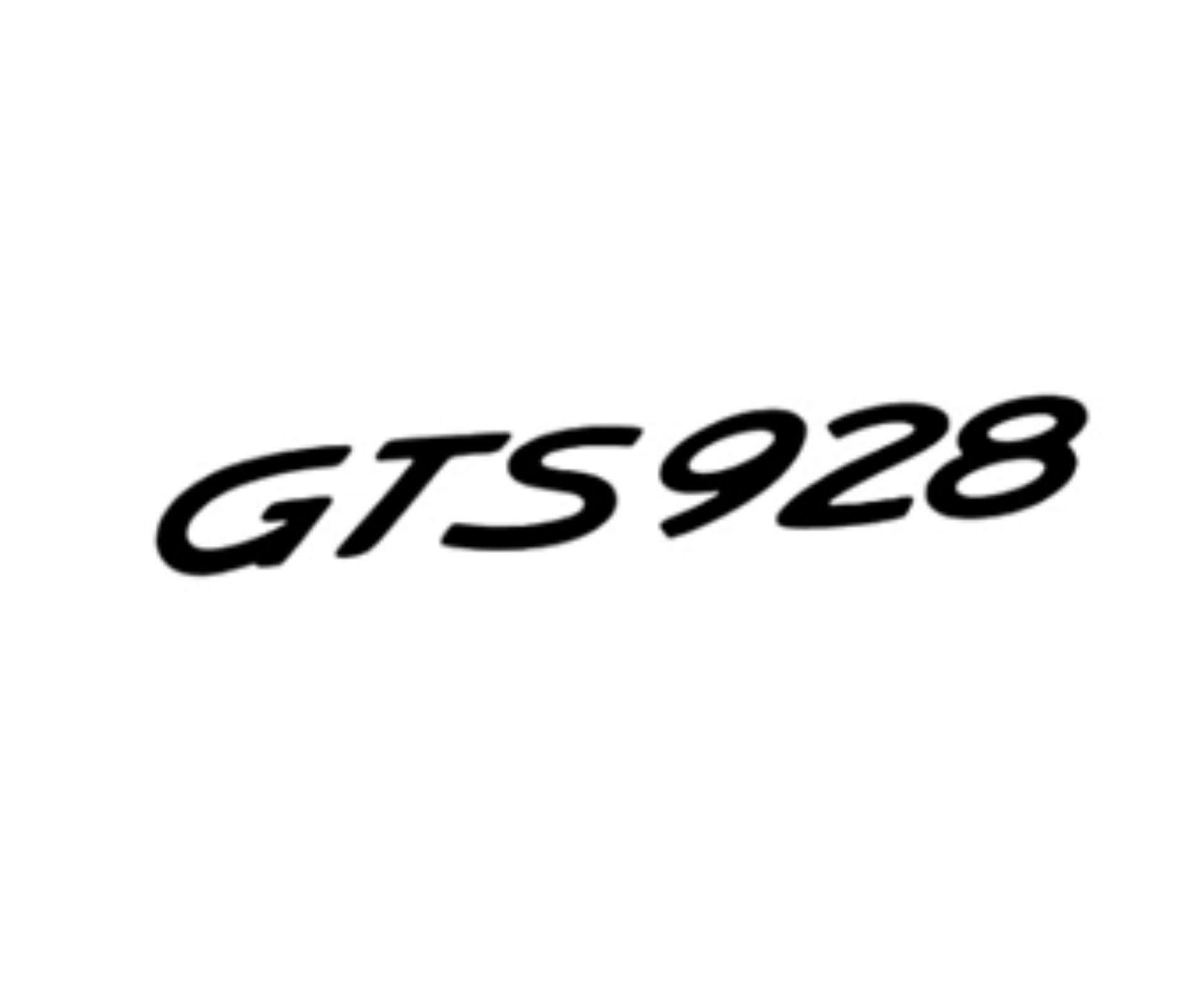 Porsche GTS 928 Yazısı Siyah İthal Marka 9285592210670C