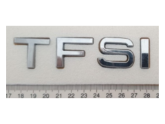 Audi Q Serisi Krom TFSI Yazısı 2,5*10,5 cm İthal Marka