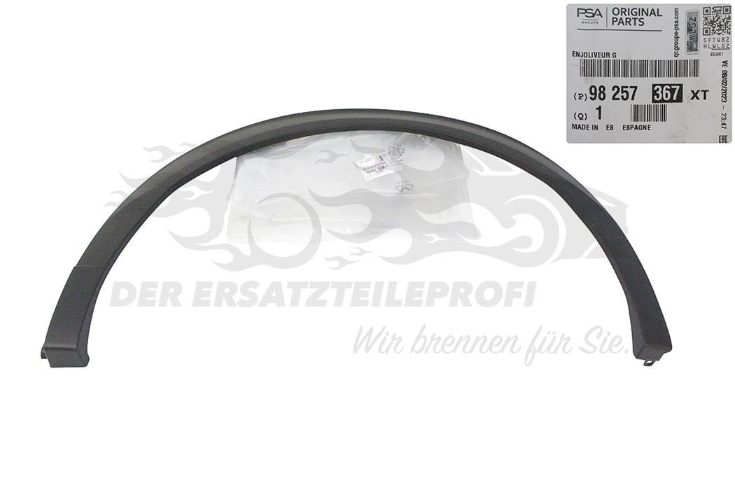 Peugeot 2008 Sol Arka Çamurluk Bakalit Dodiği Psa Marka 98257367XT