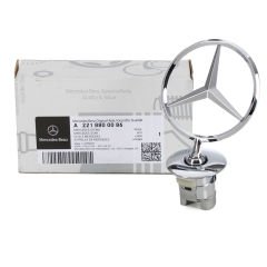 Mercedes Benz S Serisi W221 Ön Kaput Yıldızı Komple (Arma) Orijinal Ürün A2218800086
