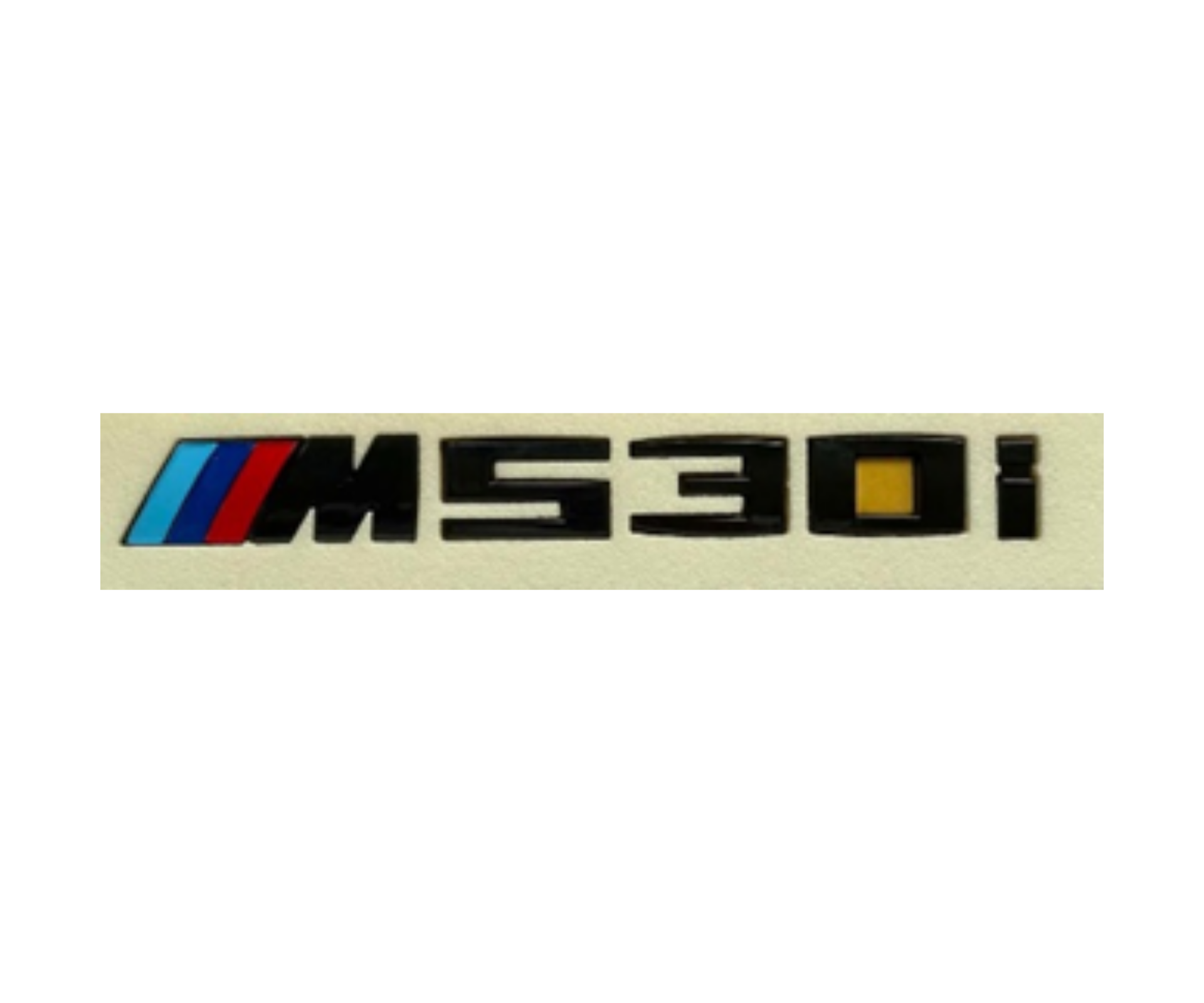 BMW M530i Yazısı Siyah İthal Marka