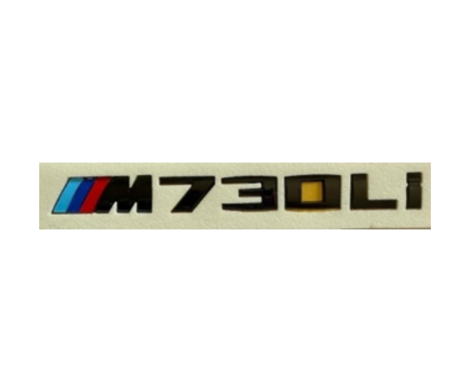 BMW M730Li Yazısı Siyah İthal Marka
