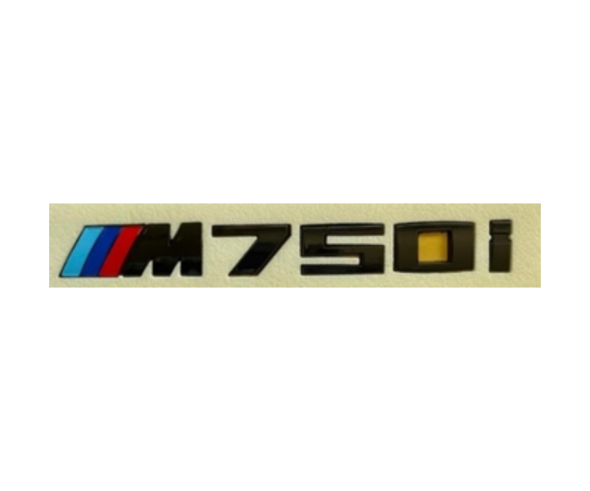 BMW M750i Yazısı Siyah İthal Marka