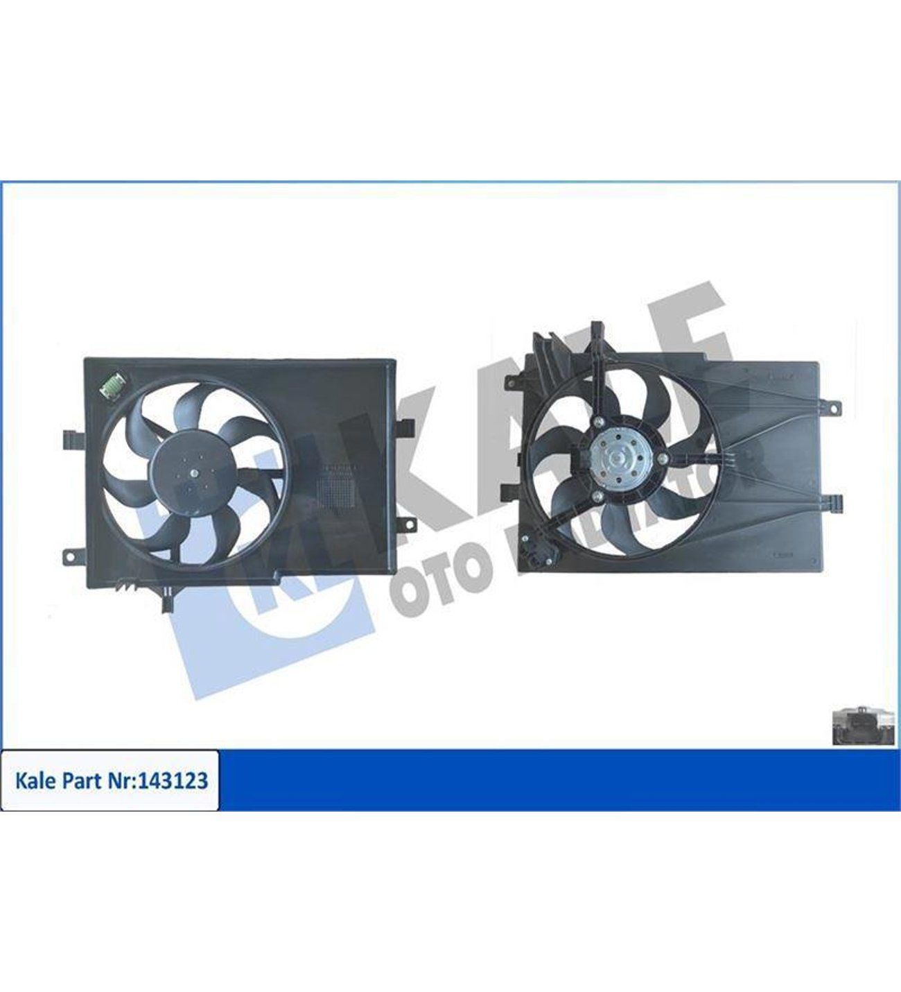 Fiat Doblo Fan Motoru 2002 Sonrası Davlumbazlı KALE 46826696