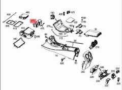 Mercedes W213 Bardaklık Wender Parts Marka A2056800691