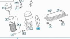 Mercedes W176 Yağ Filtre Kütük Contası Ytt Marka A6421801410